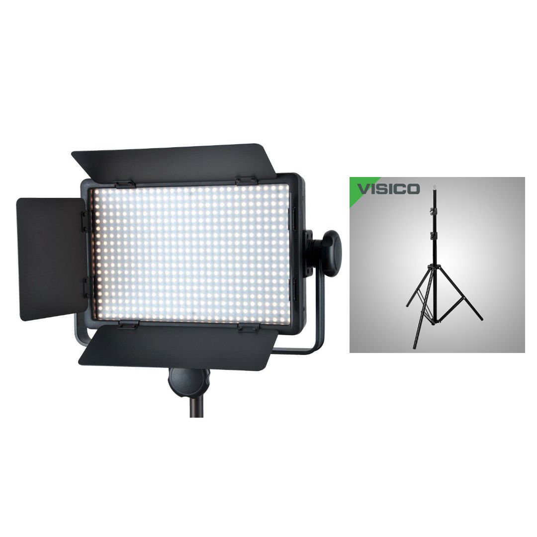 Godox LED 500C (žuto/beli) + Visico LS-8005 (Air Cushion) stativ - 1